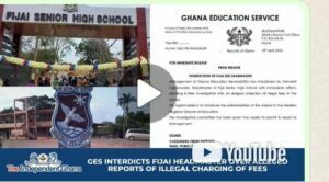 GES Interdicts Headmaster of Fijai Senior High School Over Alleged Sucking of Forbidding Honey.