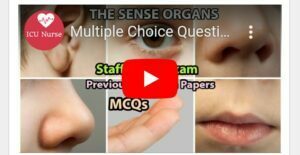 Sensory Organs Multiple Choice Questions and Answers for Nurses.