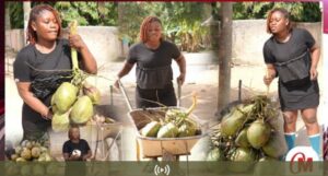 After I lost my 'Mon' at 13years, I have to Sell Coconut for living.