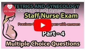 Obstetrics and Gynecology Questions & Answers for Student Nurses -Part 4