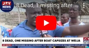 8 dead,1missing after boat Capsizes at Weija.