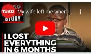 Through my Accident, I lost my sight, lost my job and my wife left me all within six months. never trust life! Check the Video of the man giving a living Testimony!