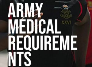 British Army medical requirements 