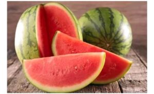 Watermelon fruit and seeds picture