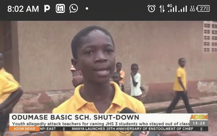 Youth Allegedly Attacked Teachers of Odumase Basic School/ School Closed Down.