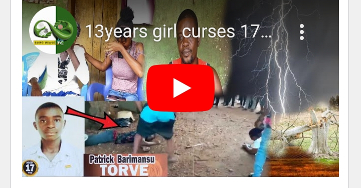 A 13years Girl invited thunder Spirit to strike a 17year Old Patrick to Death in School. Parents! Advice you wards in School.