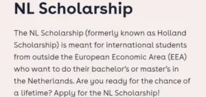 Netherlands scholarships without IELTS