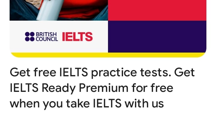 IELTS practice test with British Council