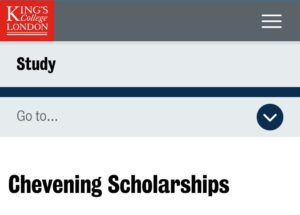 Chevening Scholarship 2025 in UK